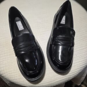 MIA Women's Shiny Black Loafers